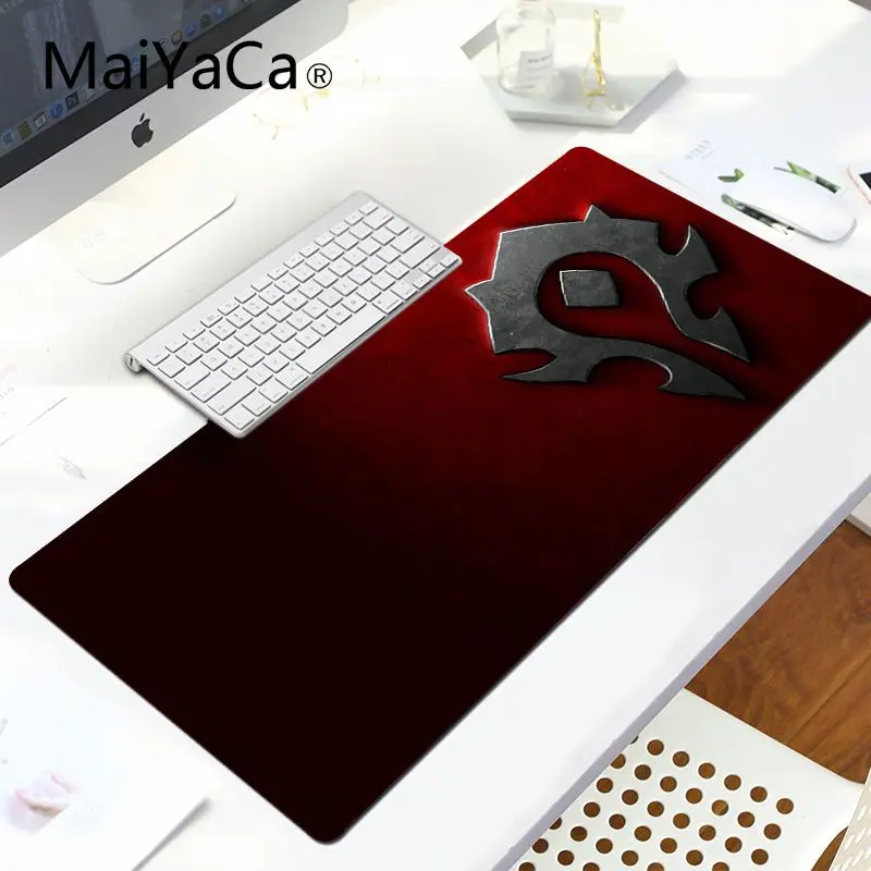 MaiYaCa крутой персонализированный Модный Мир Warcraft Horde клавиатура коврики для игровой мыши Большой Коврик Для Мыши Компьютерный коврик