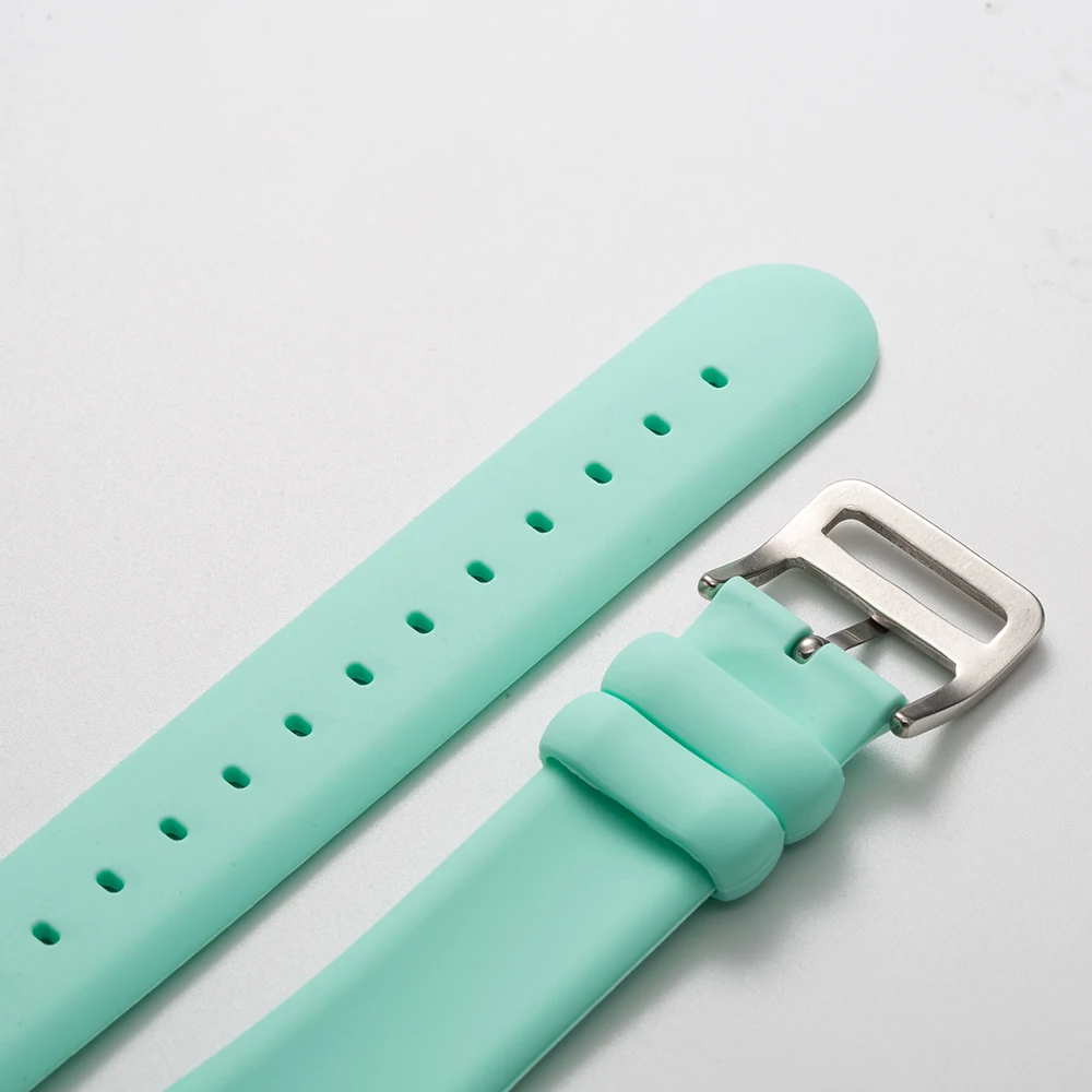 Ремешок силиконовый для iwatch series 7 SE 6 5 4 44 мм 40 41 45 спортивный браслет с двойным