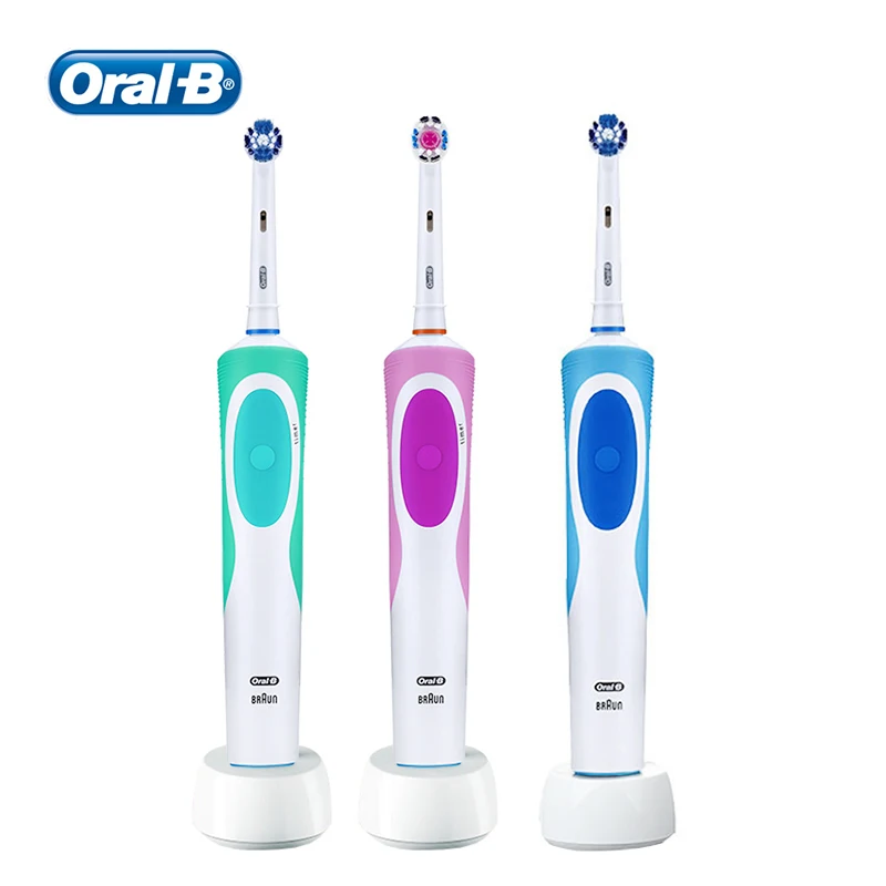 Oral B Vitality электрическая зубная щетка вращающаяся перезаряжаемая умная насадка