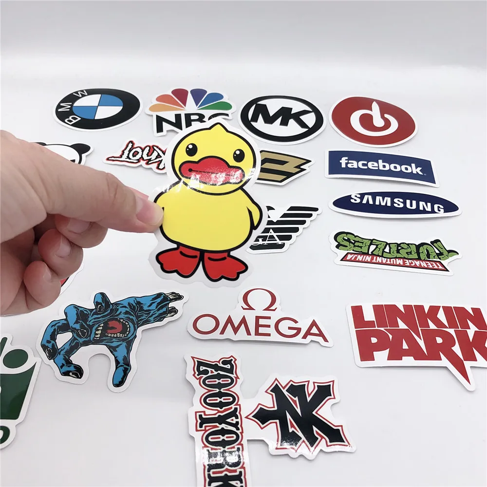 Гибридный мультяшный стикер для игрушек 100 шт. Стайлинг автомобиля велосипед