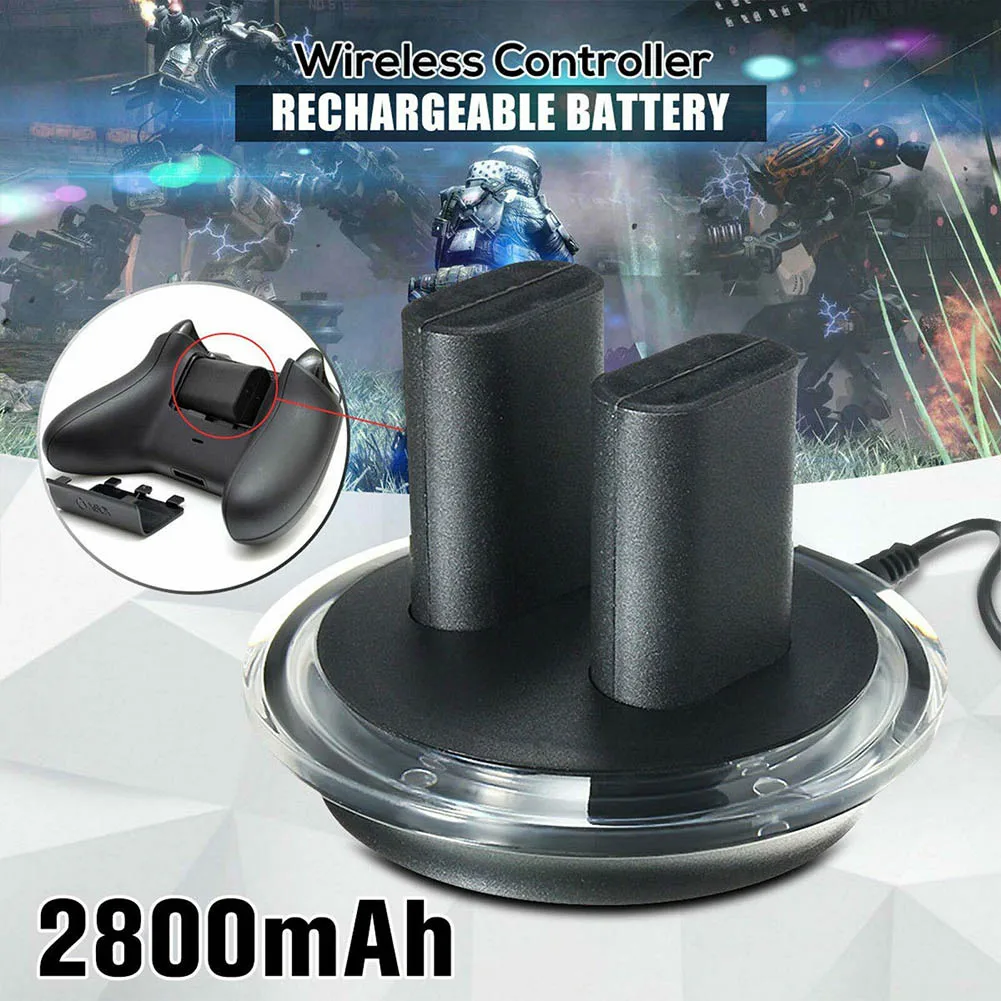 Двойная зарядная док-станция контроллер перезаряжаемая батарея для Xbox One ручка Hi