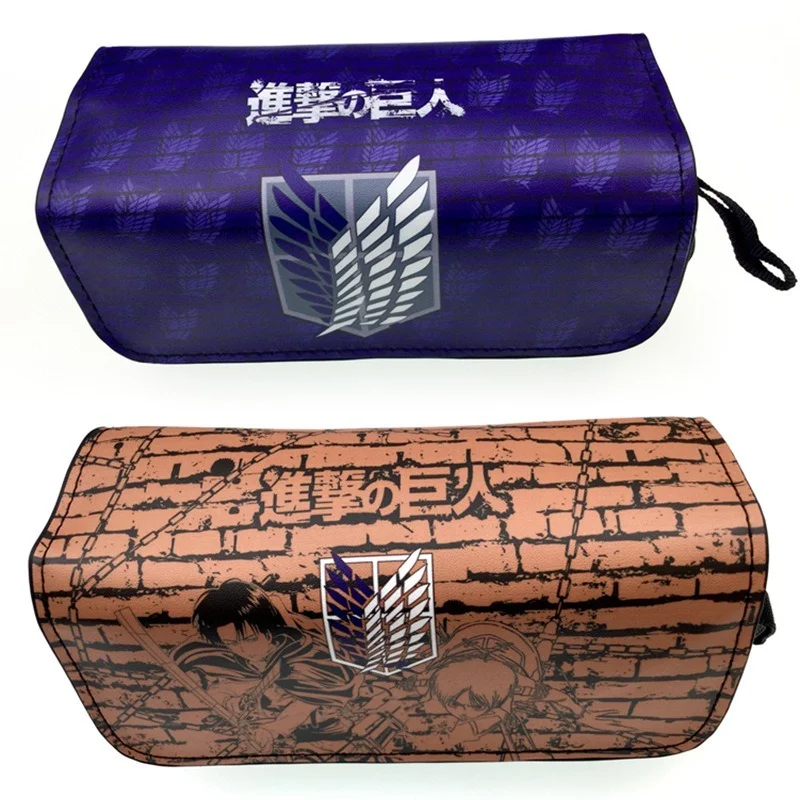 

Пеналы атака на титанов, аниме пеналы для карандашей, Скаутинг, легион, пенал, Мультяшные школьные канцелярские принадлежности