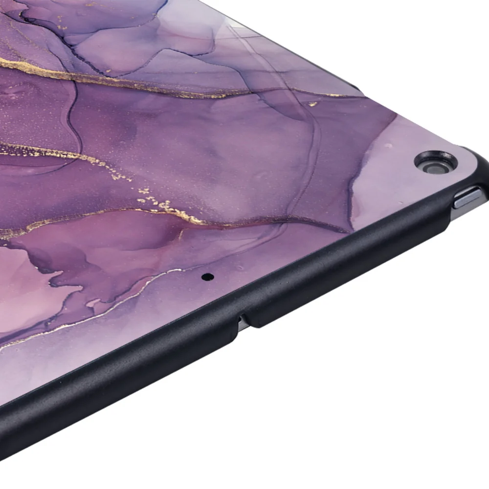 

Tablet Hard Shell Cover Case for Apple IPad 8 2020 8th Generation 10.2 Inch Watercolor Series Pattern Protective Shell + Stylus