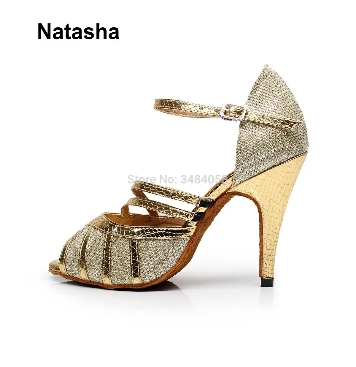 Обувь для латиноамериканских танцев Natasha Net Flash Res|Обувь танцев| |