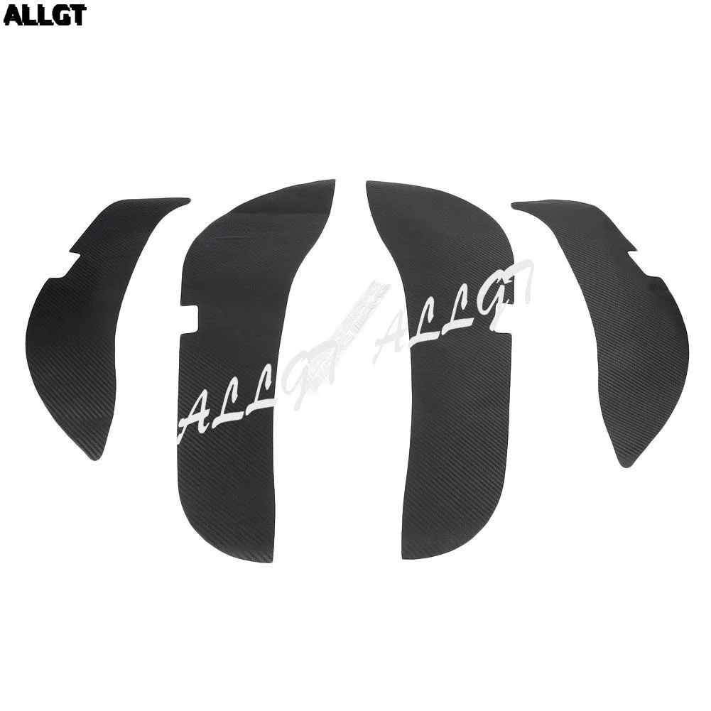 

4 шт. внутренняя Противоударная пленка из углеродного волокна для двери автомобиля, наклейка для Benz C W205 15-17