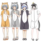 Пижама-Кигуруми для женщин Danganronpa BEASTARS Naruro Нацумэ Yuujinchou Тоторо, Кигуруми для косплея, Монокума, Мадара, пижама на Хэллоуин, одежда для сна