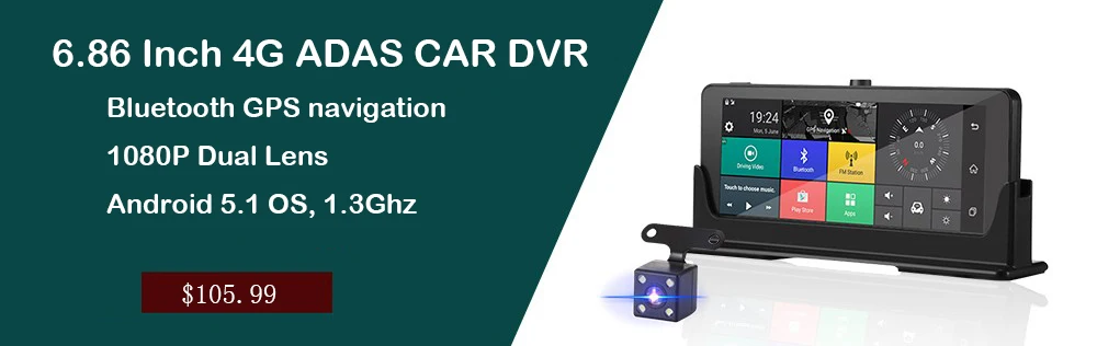 Anfilite 4G ADAS Автомобильная камера с двойным объективом запись gps грузовик Android DVR 1080P видео портативный рекордер видеорегистратор с дистанционным монитором