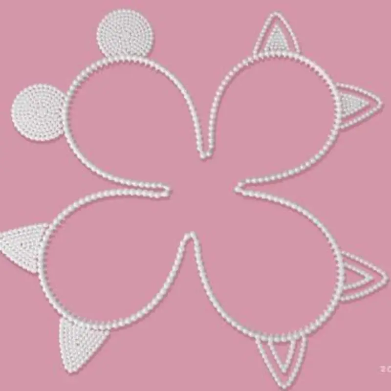 Повязка на голову с кошачьими ушками в Корейском стиле милые пластиковые зубья