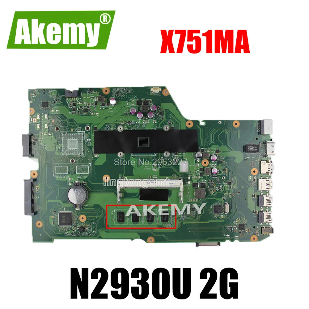 Материнская плата для For Asus k751M K751MA X751MA R752M R752MA X751MD rev2.0 процессор материнской платы