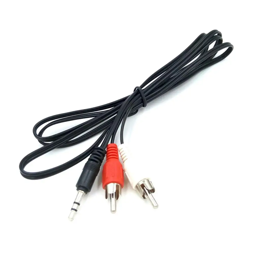 Кабель RCA SUOZUN аудиокабель 2RCA 3 5 разъем мм AUX кабель 1 м 2 для диджеев усилителей