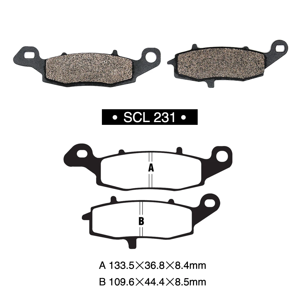 ALconstar-Racing Motorcycle Brake Pads Set Front Disc and Rear For Suzuki GSX750 1989-2006 Semi-Metal | Автомобили и мотоциклы