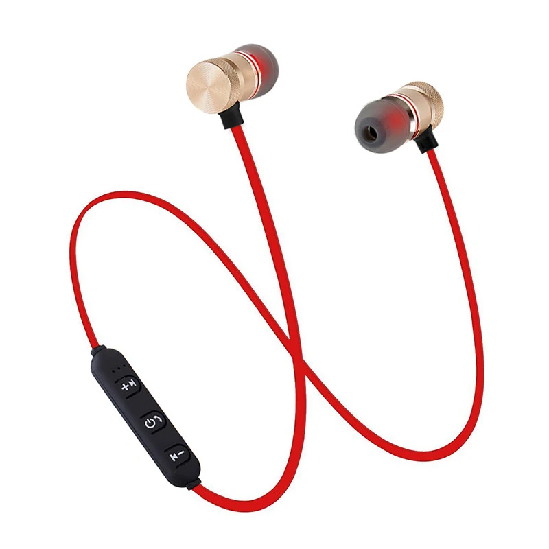 Fashion Magnetic Wireless Bluetooth Headset In-Ear Noise Reduction Sweat Proof Stereo Earphone With Microphone | Электроника