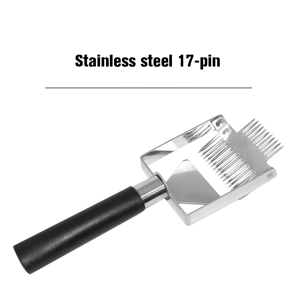

Beekeeping Tools beehive Honey cutter Uncapping Scraper Plastic handle Honeycomb Scraper Equipment Uncapping knife Fork Shovel