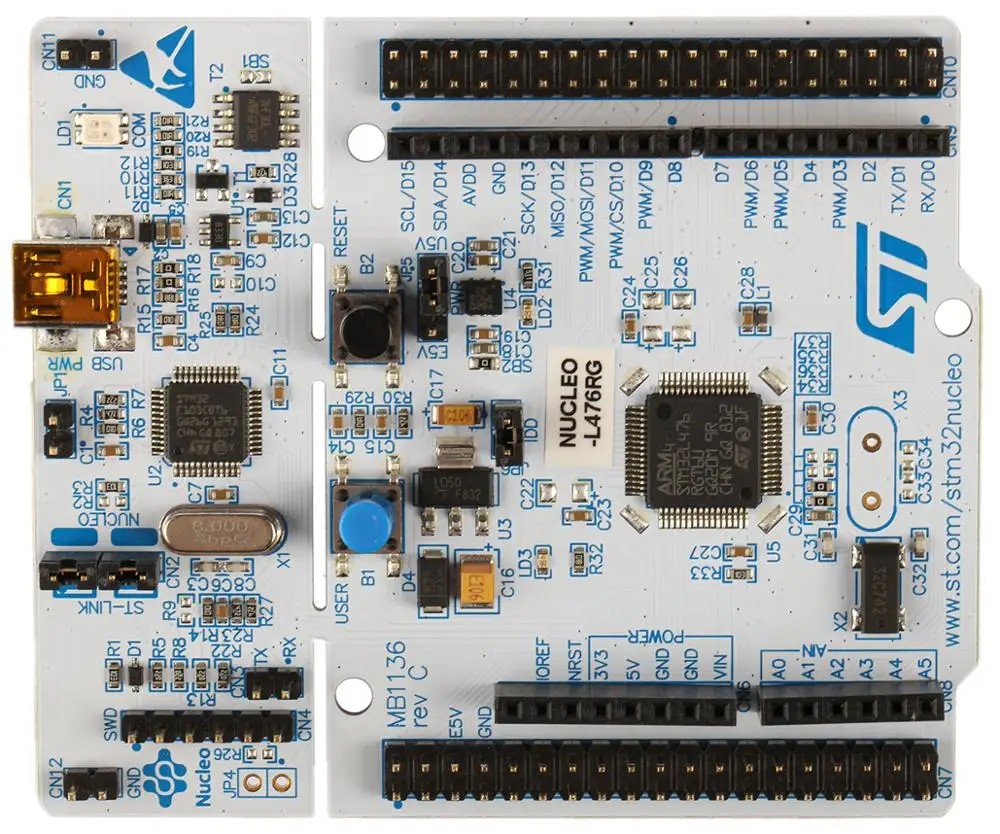 NUCLEO-L476RG плата разработки STM32L476RG MCU On-Board STLINK/V2-1 Arduino & ST Morpho взаимосвязь |