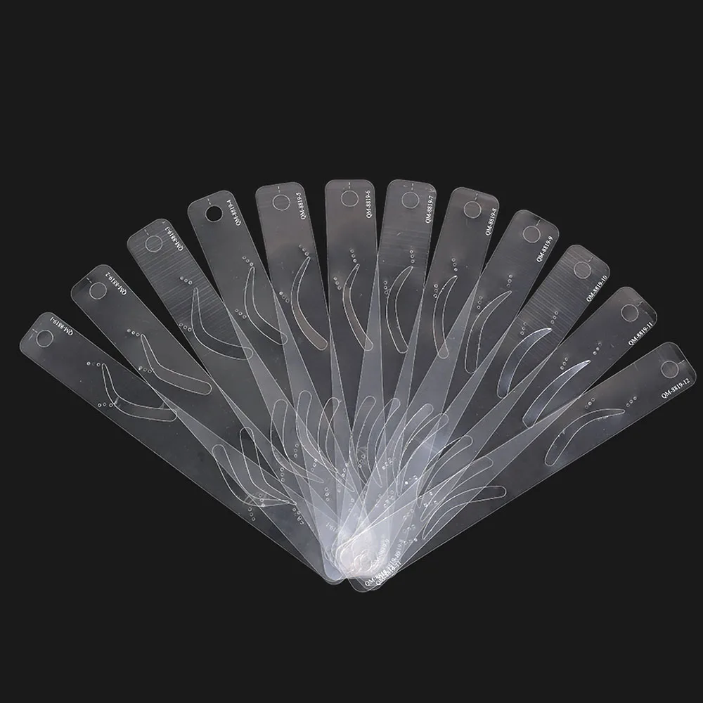 Трафареты для бровей 1 коробка трафареты микроблейдинга шаблон в форме