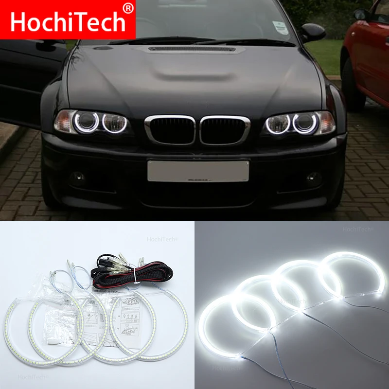 Для BMW E46 pre facelift coupecabrio с проекторами 1998 2003 Smd комплект светодиодов глаза ангела