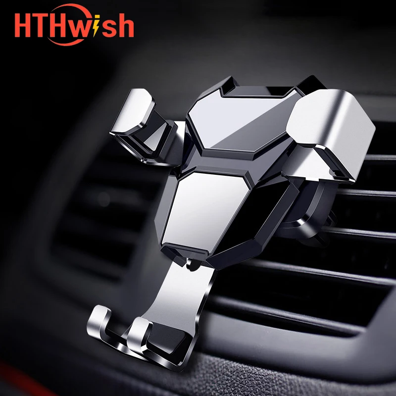 

Gravity Car Mount For Mobile Phone Holder Car Air Vent Clip Stand Cell phone GPS Support For iPhone 11 XS X XR 7 Samsung Huawei