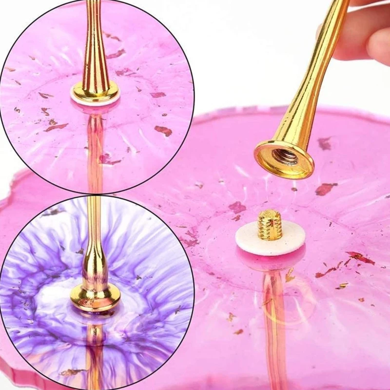 Модная 3-уровневая подставка для фруктов формы из смолы кексов силиконовая