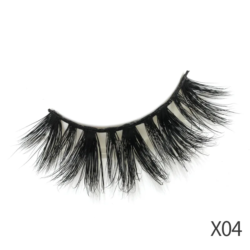 

t 3D Eyelash Factory Direct Supply Mink Hair Thick Cross European and American Hot Selling Customizable Style Packaging