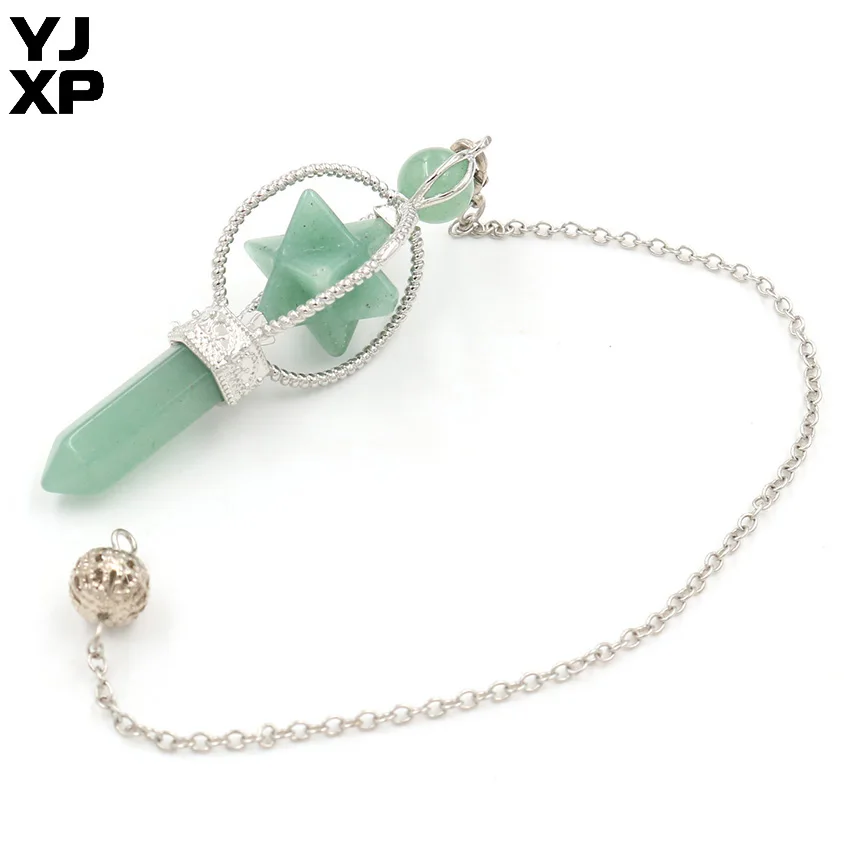 YJXP Small Merkaba Dowsing подвеска-маятник карандаш рандаш натуральный камень духовное