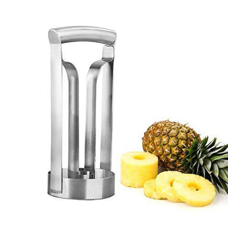 

1Pc Stainless Steel Easy To Use Pineapple Peeler Accessories Pineapple Slicers Fruit Knife Cutter Corer Slicer Kitchen Tools
