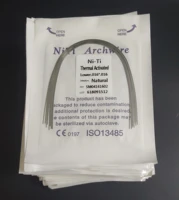 100 packs thermal activated niti rectyangular arch wire natural form 1000 pcs dental orthodontics bows