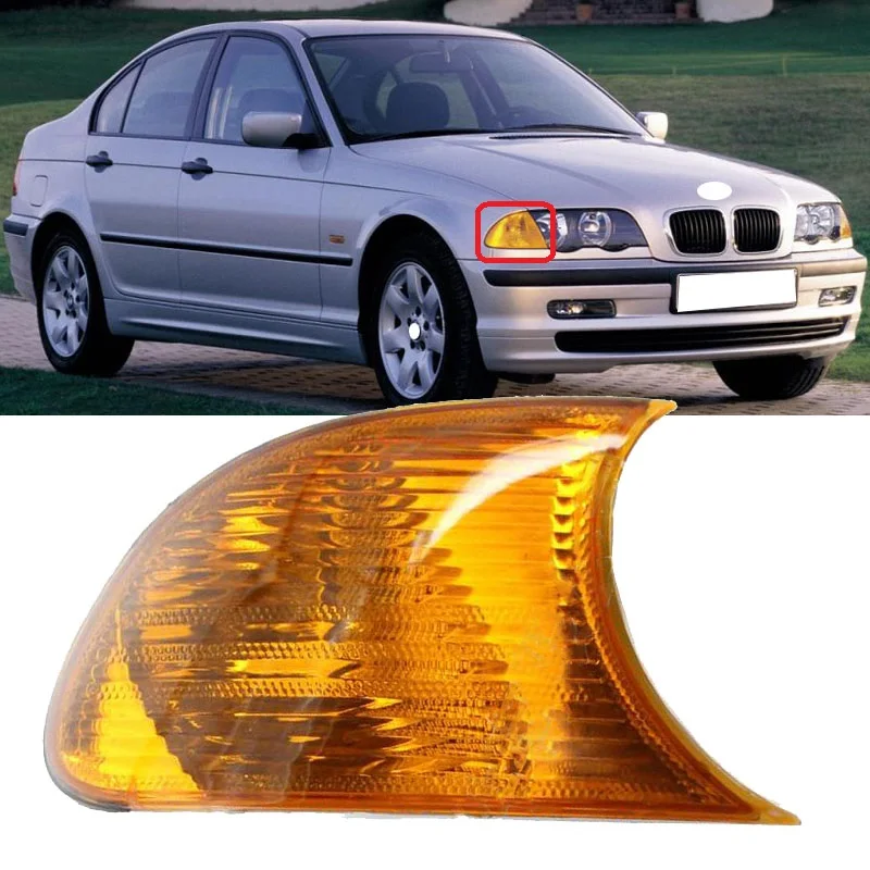 

Lofty Richy Car Front Turn Signal Light for BMW E46 3 Series Coupe M3 323Ci 325Ci 328Ci 330Ci 2000 2001 Car Side Corner Amber