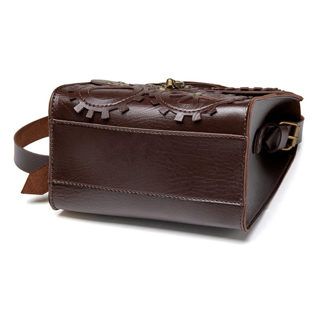 

Сумка на плечо в стиле стимпанк-рок, ранец, поясная сумочка, Байкерский саквояж, кросс-боди