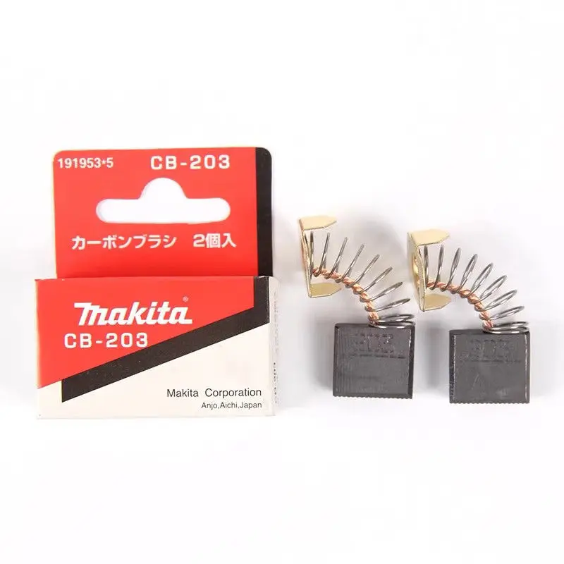 Набор сменных угольных щеток Makita CB203 CB-203 191953-5 5 пар | Инструменты