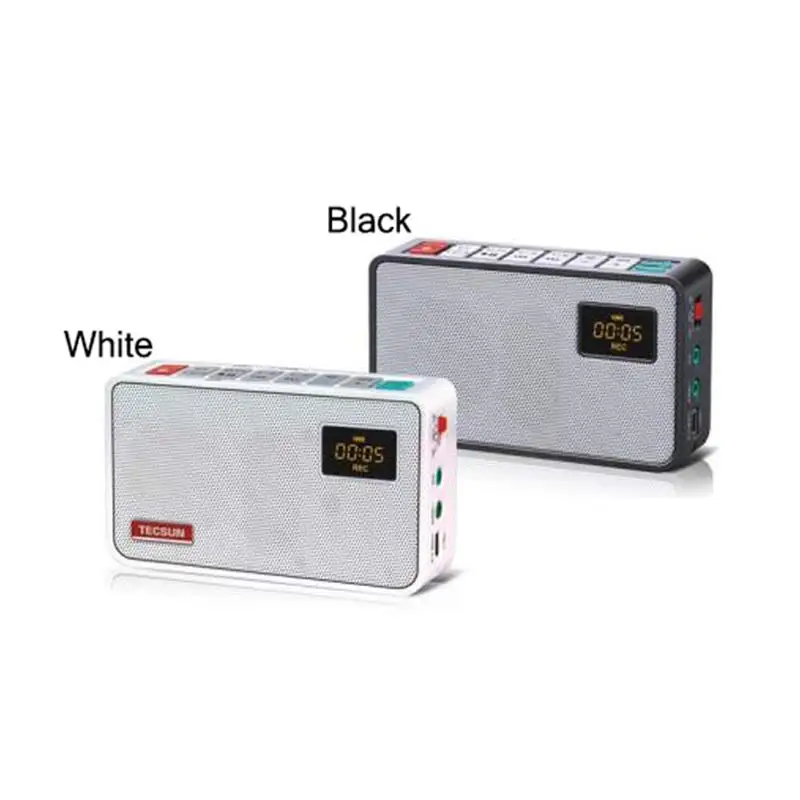TECSUN ICR-100 TF карта fm-радио мини-громкоговоритель Диктофон MP3-плеер Радио Fm 76-108 с
