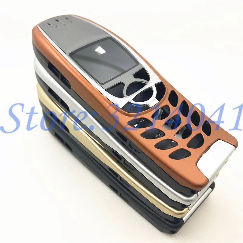 Новинка для Nokia 6310, чехол, корпус 6310i, Батарейная дверь, средняя рамка, передняя рамка, сменная часть, без клавиатуры телефона, клавиатура+ логотип