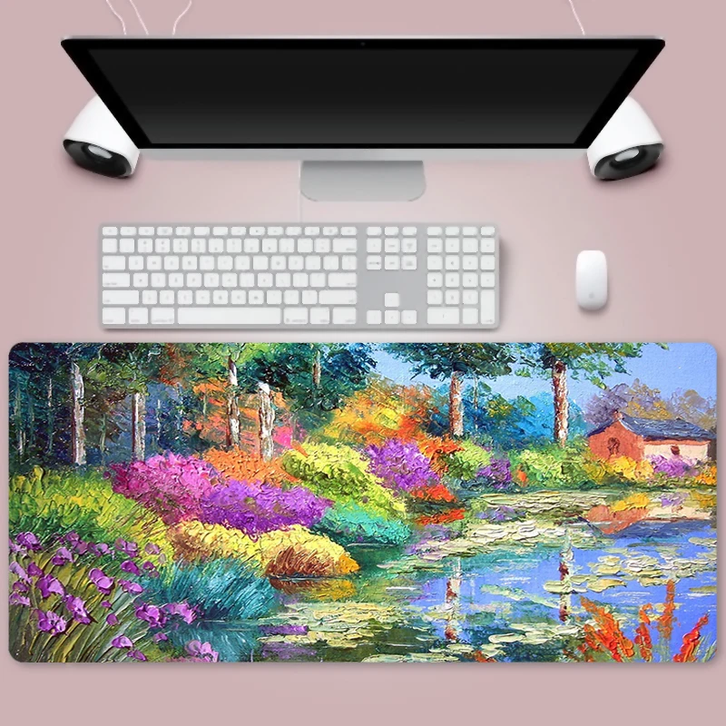 

Famous Art Desktop Extra Large Mouse Pad Big Computer Customed Large size 40x90x3cm Mouse Pad Keyboard Desk Mat
