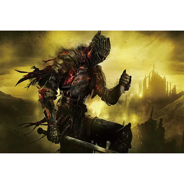 Плакат Dark souls игра-картинки печать дети спальня настенные наклейки ПВХ наклейки Ashen one плакаты домашний бар декоративная настенная наклейка 13в1 - Цвет: 6