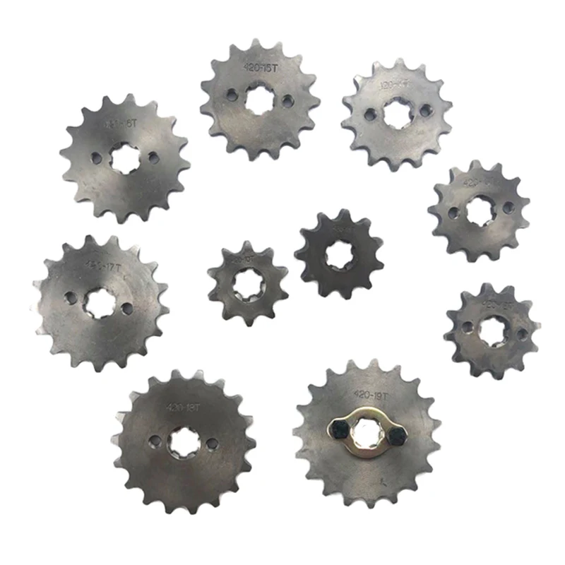 

Передняя Звездочка двигателя 10/11/12/13/14/15/16/17/18/19T, 420 #17 мм