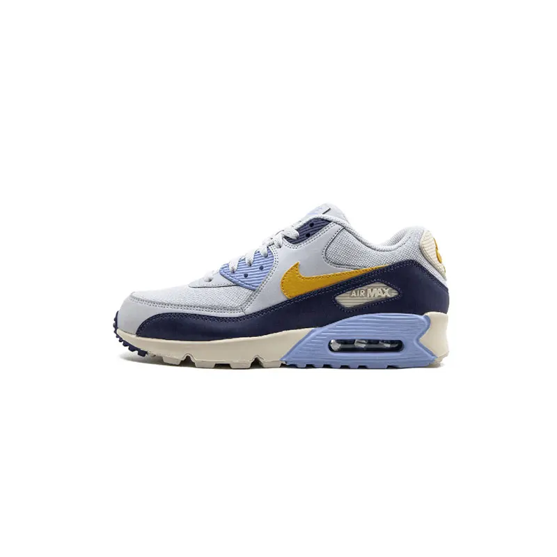 Оригинальные мужские кроссовки для бега от NIKE AIR MAX 90, новые цветные легкие Нескользящие модные Оригинальные кроссовки AJ1285
