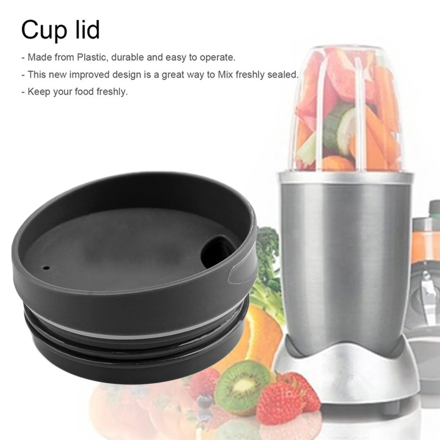 Behogar 8 шт. запасные части для блендера комплект аксессуаров с чашки крышки