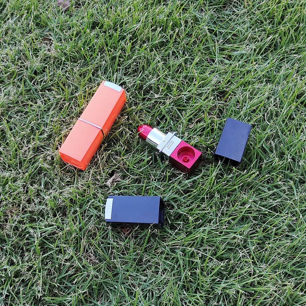 Металлические трубки Honeypuff в форме губной помады Необычные маскирующие длиной 72