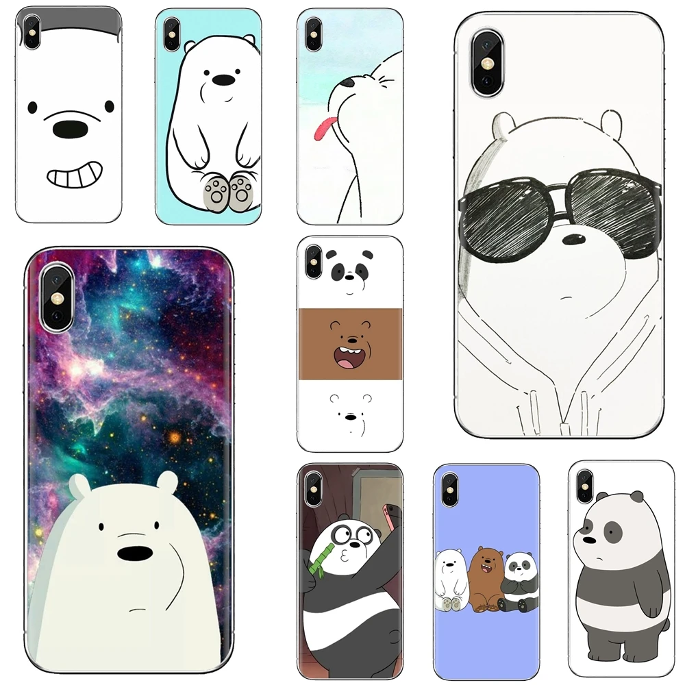 Чехол с изображением ледяного медведя панды для LG G2 G3 G4 Mini G5 G6 G7 Q6 Q7 Q8 Q9 V10 V20 V30 X Power 2