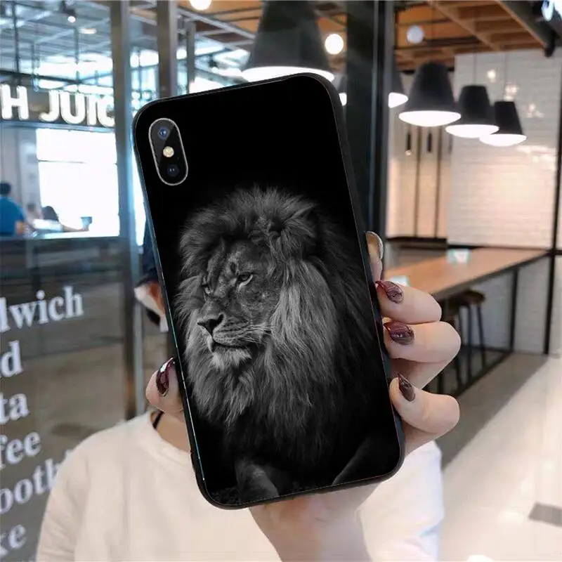 

Animals The Lion Phone Case for iPhone 11 12 pro XS MAX 8 7 6 6S Plus X 5S SE 2020 mini