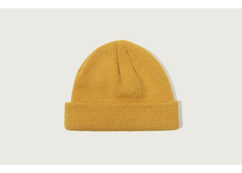 Инфляция, унисекс вязаная шерстяная Осенняя шапка, зимняя, Skullies Beanies, модная, брендовая, теплая, вязаная, однотонная, 5 цветов, Skullies Beanie 170CI2019