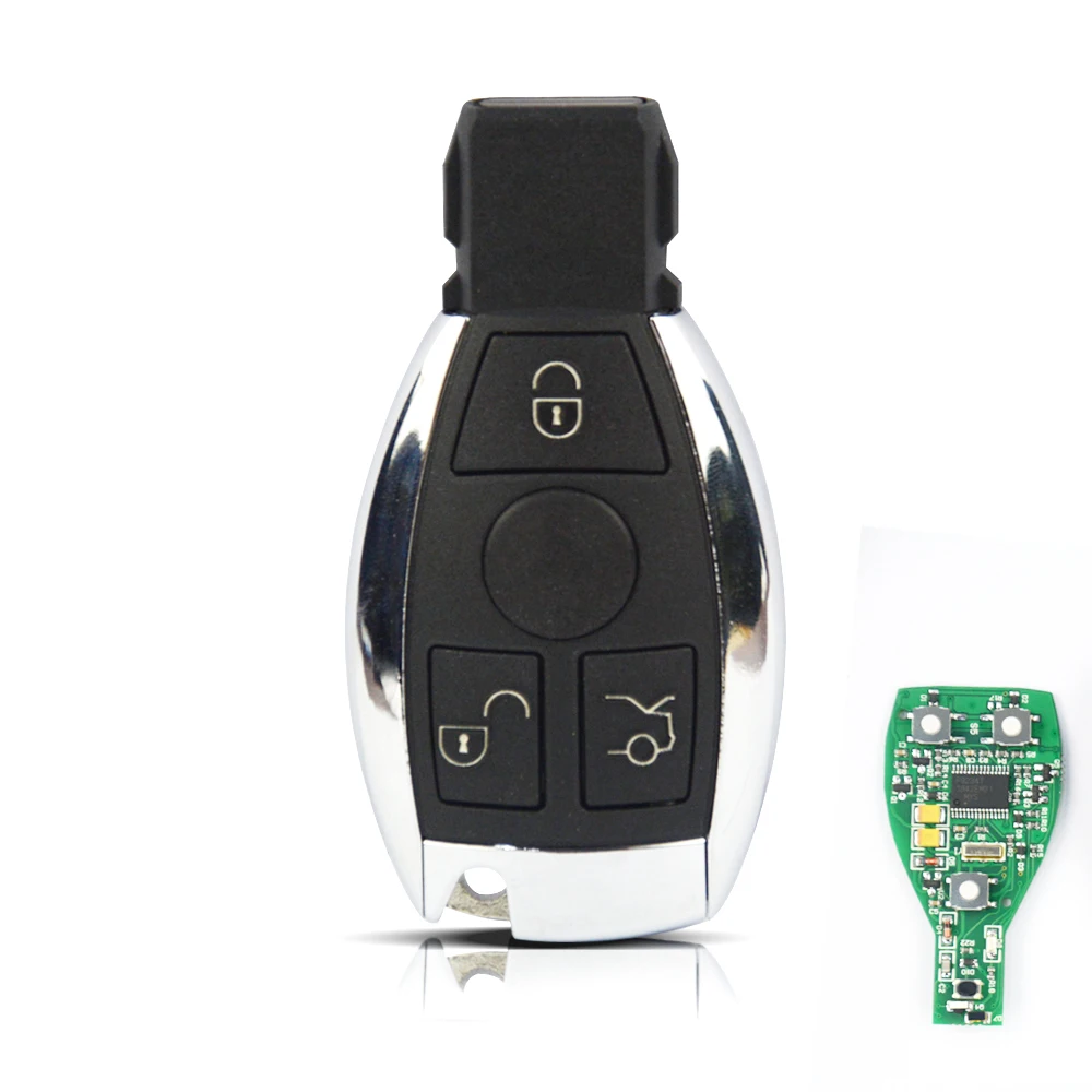 OkeyTech 2 3 кнопки умный дистанционный складной Автомобильный ключ для Mercedes Benz 2000 + NEC