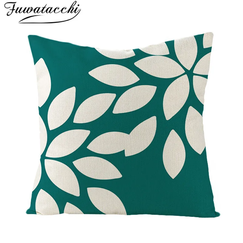 Чехол для подушки из чистого льна Fuwatacchi наволочка в скандинавском