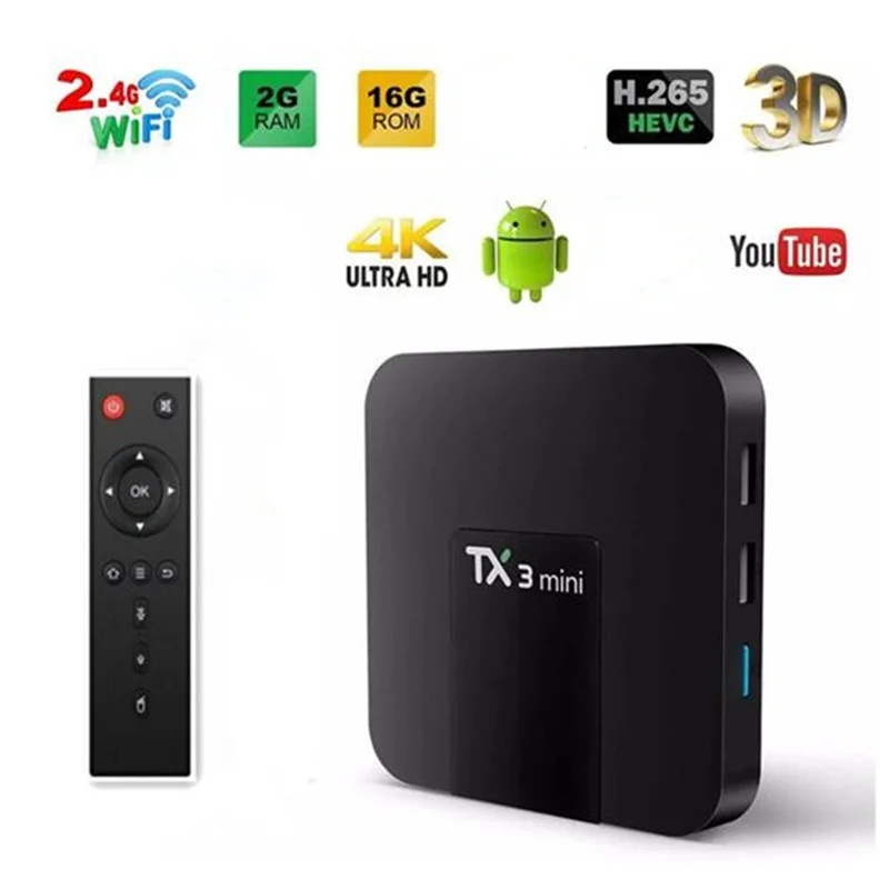 

ТВ-приставка TX3 Mini Smart TV H313, Android 10,0, 1 ГБ, 8 ГБ, 2 ГБ, 16 ГБ, 4K, H.265, 2,4G, стандартная Двухдиапазонная ТВ-приставка с Wi-Fi, медиаплеер PK H95 T95