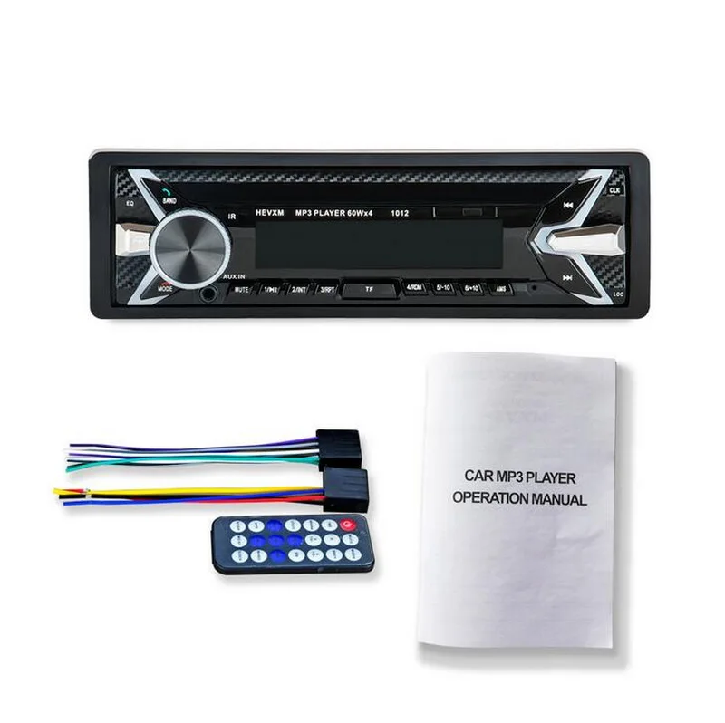 Беспроводной автомобильный радиоприемник стерео Bluetooth BT AUX USB 2018 новый WMA TF FM