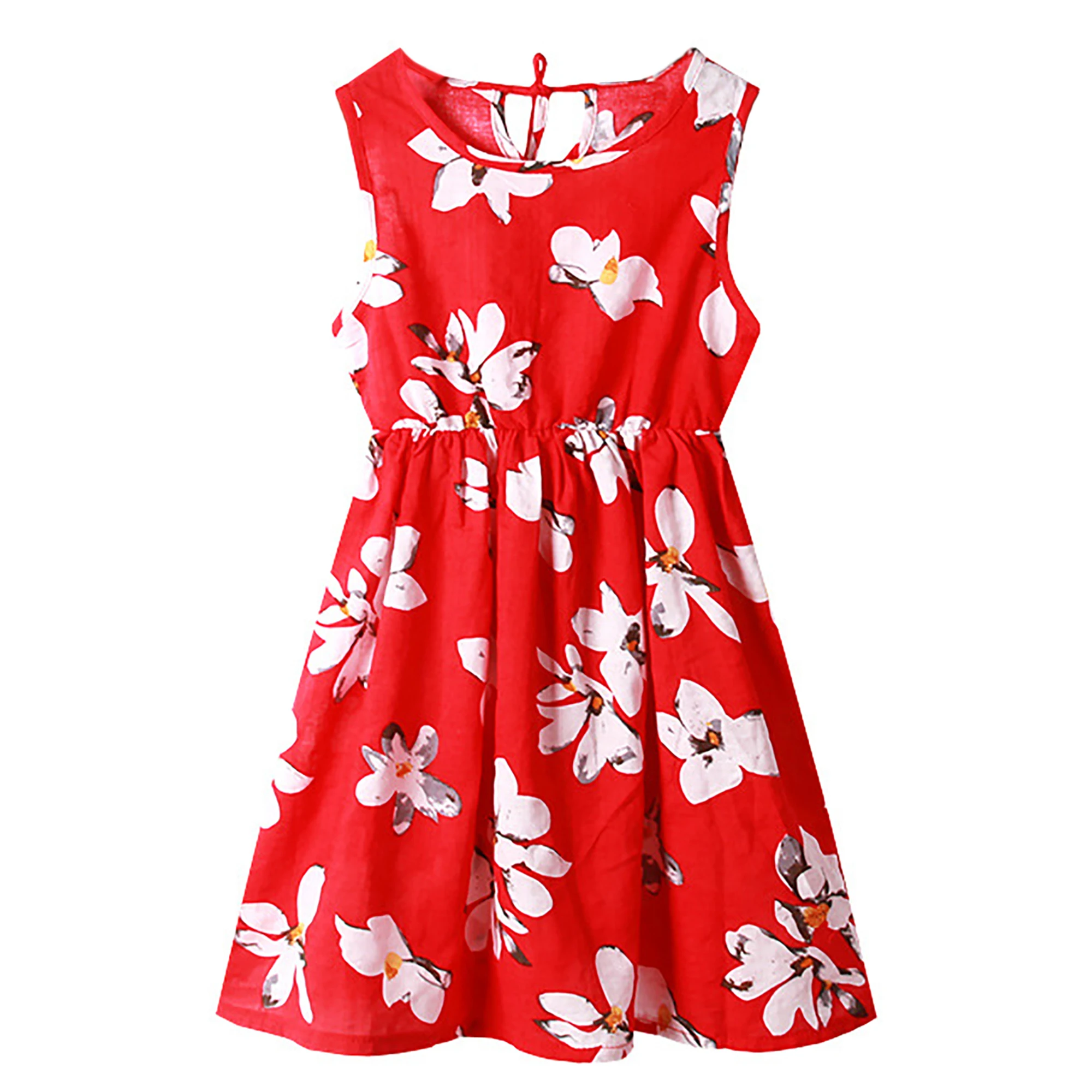 

Hiheart Mother Daughter Macthing Dresses Family Set Flower Mom Baby Mommy and Me Clothes Fashion Women Girls Cotton Dress