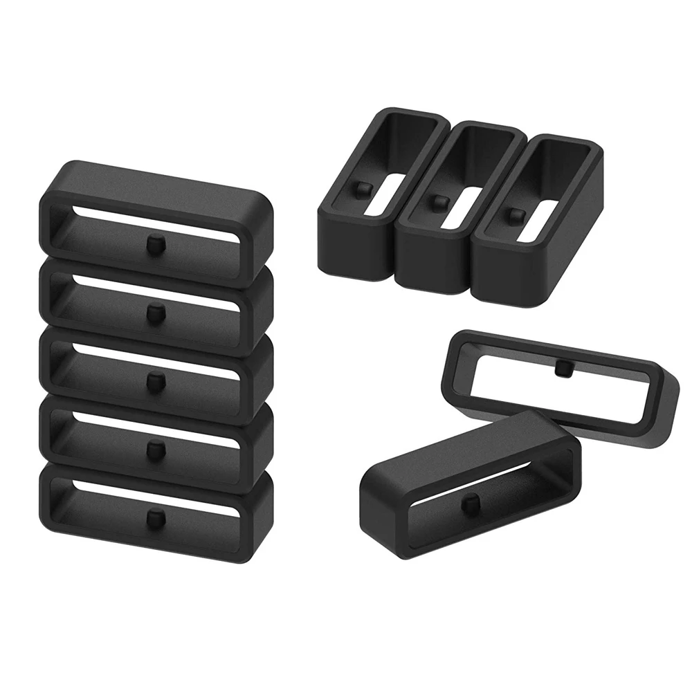 22mm Strap Loop Ring fashion Silicone For Garmin Fenix 5/6/6 Pro/5 Plus Band Keeper Loop Security Holder Retainer Ring Accessory