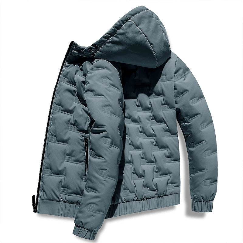 

Mens Winter Down Jacket Men 2020 New Warm Soft Shell Solid White Duck Down Waterproof Jacket Casual Windbreaker Jacket For Men