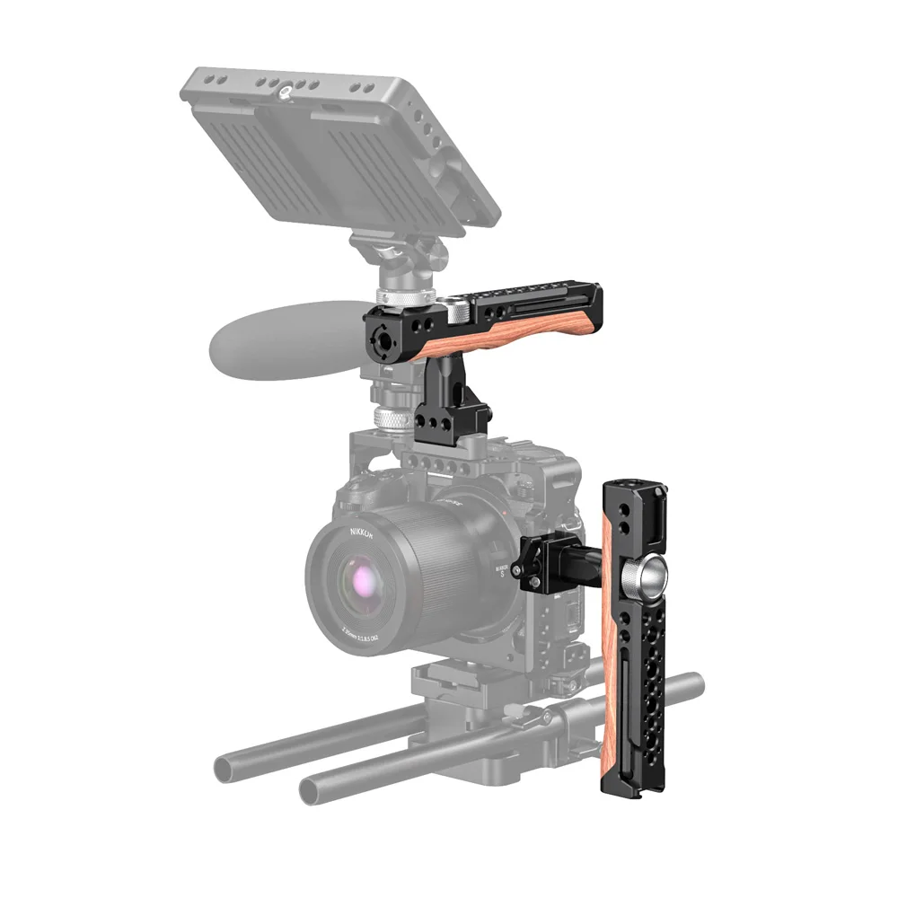 SmallRig вращающаяся на 360 градусов ручка Nato для универсального DSLR камеры клетка