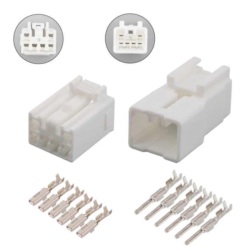 2 комплекта 6 контактов MG651044 MG 651044 автомобильный проводной разъем гнездо штекер |