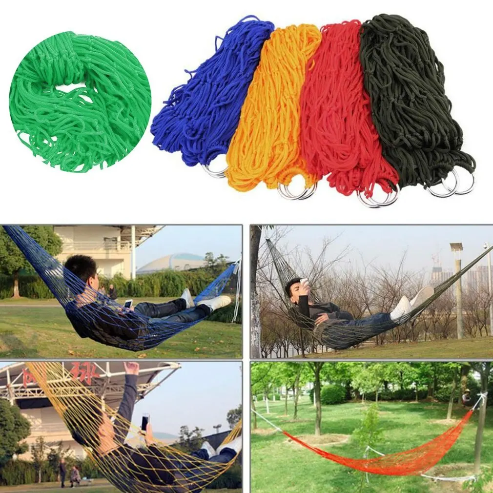 Уличные качели для взрослых и детей утолщенная нейлоновая ткань гамак сетка